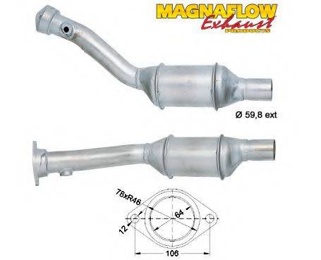 MAGNAFLOW 86052 Каталізатор