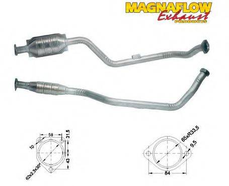 MAGNAFLOW 85040D Каталізатор