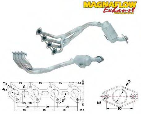 MAGNAFLOW 85032 Каталізатор