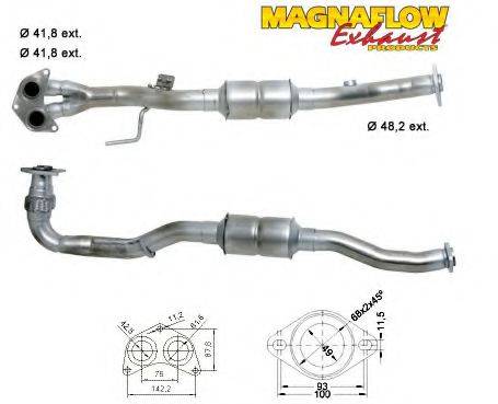 MAGNAFLOW 78009 Каталізатор