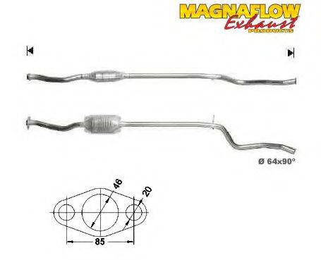 MAGNAFLOW 76026D Каталізатор