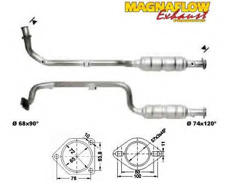 MAGNAFLOW 75003 Каталізатор