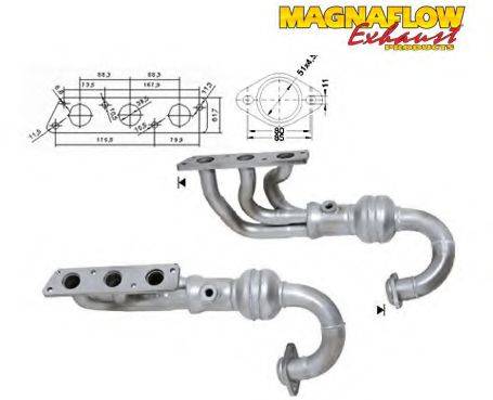 MAGNAFLOW 74506 Каталізатор