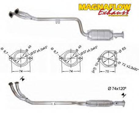 MAGNAFLOW 75034 Каталізатор