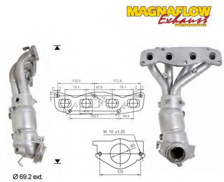 MAGNAFLOW 75614 Каталізатор