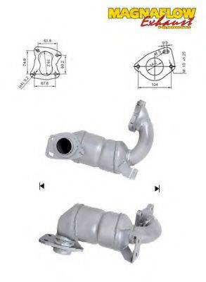 MAGNAFLOW 76354D Каталізатор