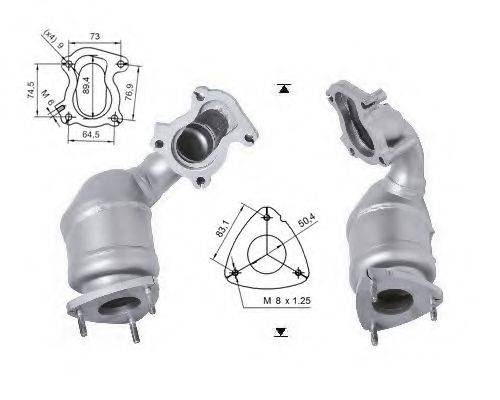 MAGNAFLOW 61820D Каталізатор