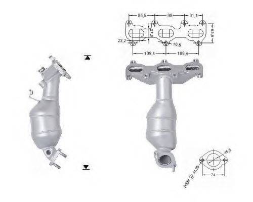 MAGNAFLOW 64110 Каталізатор