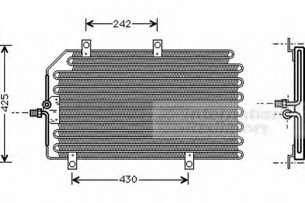 VAN WEZEL 01005065 Конденсатор, кондиціонер