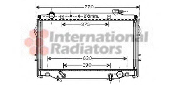 VAN WEZEL 53002376 Радіатор, охолодження двигуна