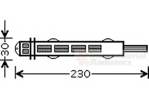 VAN WEZEL 1700D315 Осушувач, кондиціонер