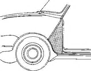 VAN WEZEL 020153 Крило