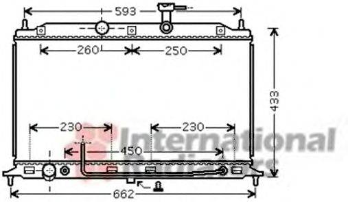 VAN WEZEL 83002078 Радіатор, охолодження двигуна