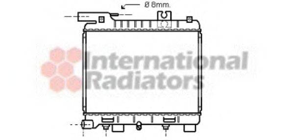 VAN WEZEL 06002056 Радіатор, охолодження двигуна