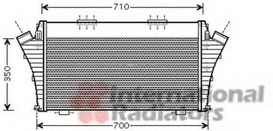 VAN WEZEL 37004401 Інтеркулер