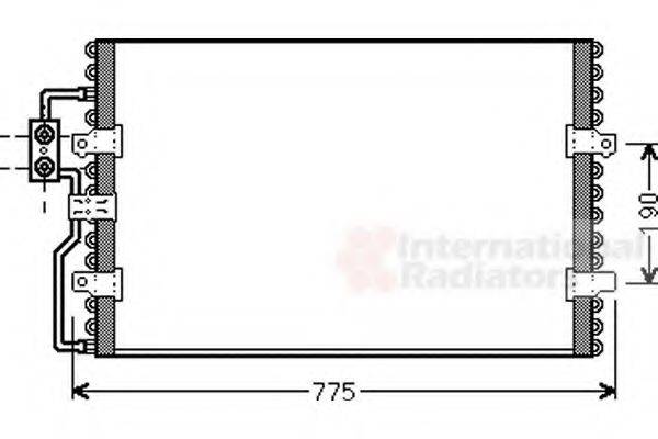 VAN WEZEL 09005093 Конденсатор, кондиціонер