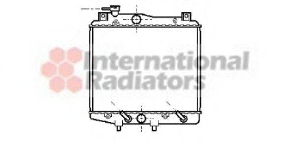 VAN WEZEL 11002014 Радіатор, охолодження двигуна