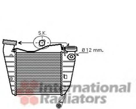 VAN WEZEL 58004253 Інтеркулер