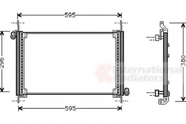 VAN WEZEL 17005187 Конденсатор, кондиціонер