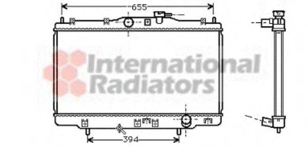 VAN WEZEL 25002176 Радіатор, охолодження двигуна