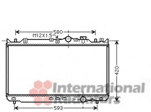 VAN WEZEL 27002201 Радіатор, охолодження двигуна