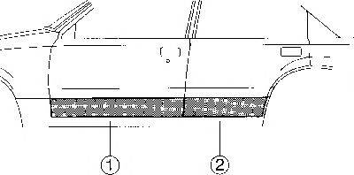 VAN WEZEL 1734175 Двері, кузов