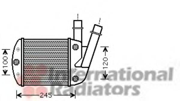 VAN WEZEL 17004340 Інтеркулер