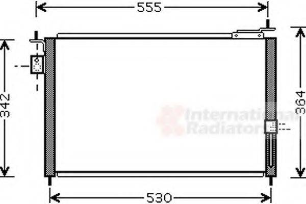 VAN WEZEL 25005209 Конденсатор, кондиціонер