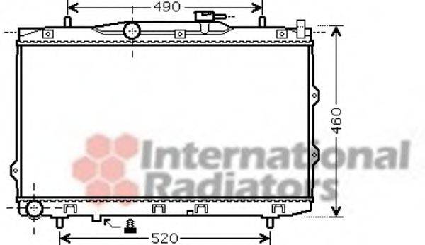 VAN WEZEL 83002074 Радіатор, охолодження двигуна