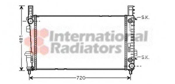 VAN WEZEL 30002364 Радіатор, охолодження двигуна