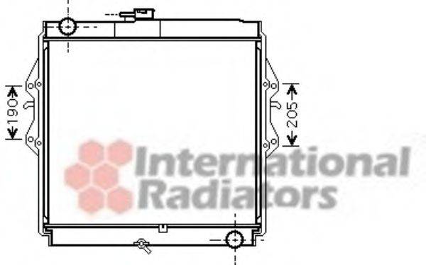 VAN WEZEL 53002460 Радіатор, охолодження двигуна