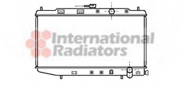 VAN WEZEL 25002058 Радіатор, охолодження двигуна