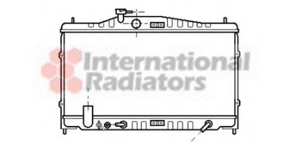 VAN WEZEL 25002061 Радіатор, охолодження двигуна