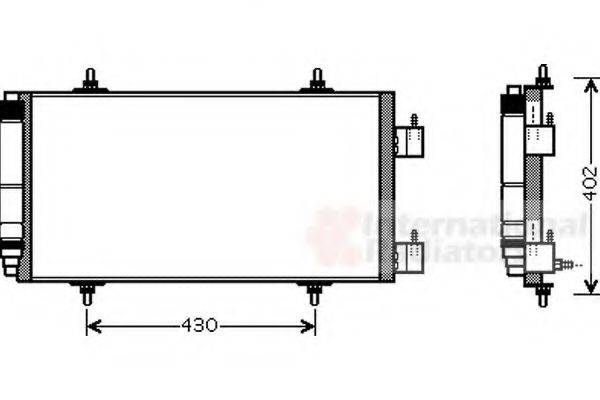 VAN WEZEL 09005226 Конденсатор, кондиціонер