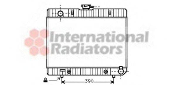 VAN WEZEL 30002055 Радіатор, охолодження двигуна