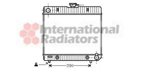 VAN WEZEL 30002063 Радіатор, охолодження двигуна