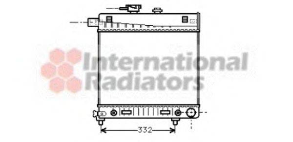 VAN WEZEL 30002150 Радіатор, охолодження двигуна