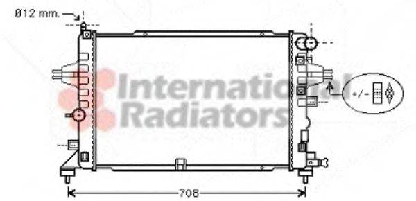 VAN WEZEL 37002381 Радіатор, охолодження двигуна