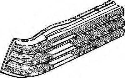 VAN WEZEL 3010932 Розсіювач, задній ліхтар