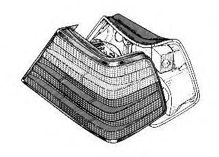 VAN WEZEL 3025939 Задній ліхтар