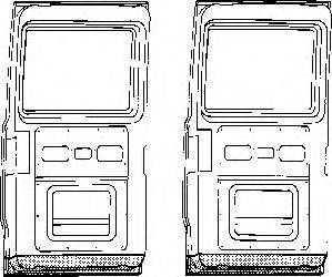 VAN WEZEL 3050249 Задні двері