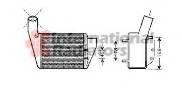 VAN WEZEL 58004222 Інтеркулер