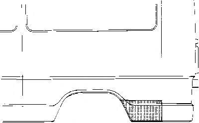 VAN WEZEL 3070143 Боковина