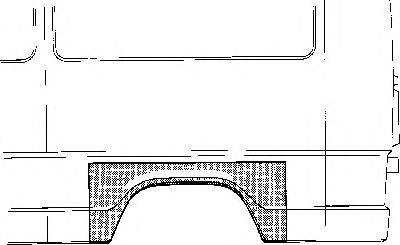 VAN WEZEL 3070145 Боковина