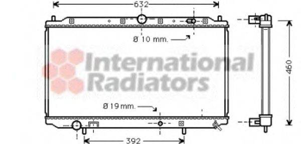 VAN WEZEL 32002101 Радіатор, охолодження двигуна