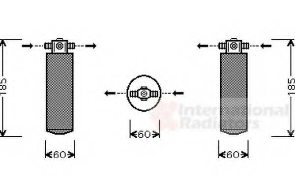 VAN WEZEL 3700D393 Осушувач, кондиціонер