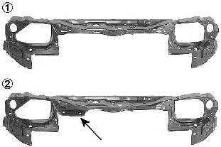 VAN WEZEL 3734674 Облицювання передка