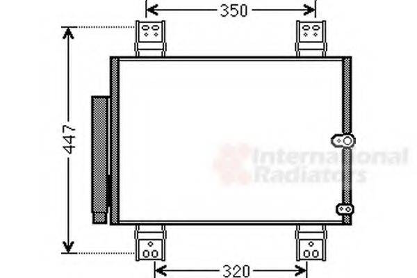 VAN WEZEL 11005064 Конденсатор, кондиціонер