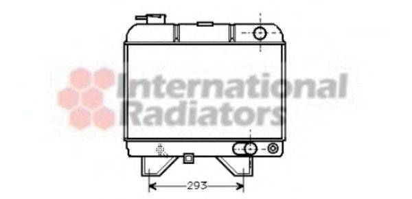 VAN WEZEL 40002021 Радіатор, охолодження двигуна