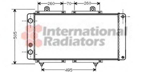 VAN WEZEL 40002033 Радіатор, охолодження двигуна